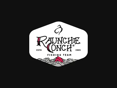 Raunchie Conch brand branding design graphic design illustration logo vector visual design