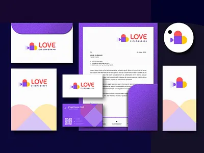 Love Cinemagraph branding creativelogo fiverr freelancer illustration logoexcellent typography upwork