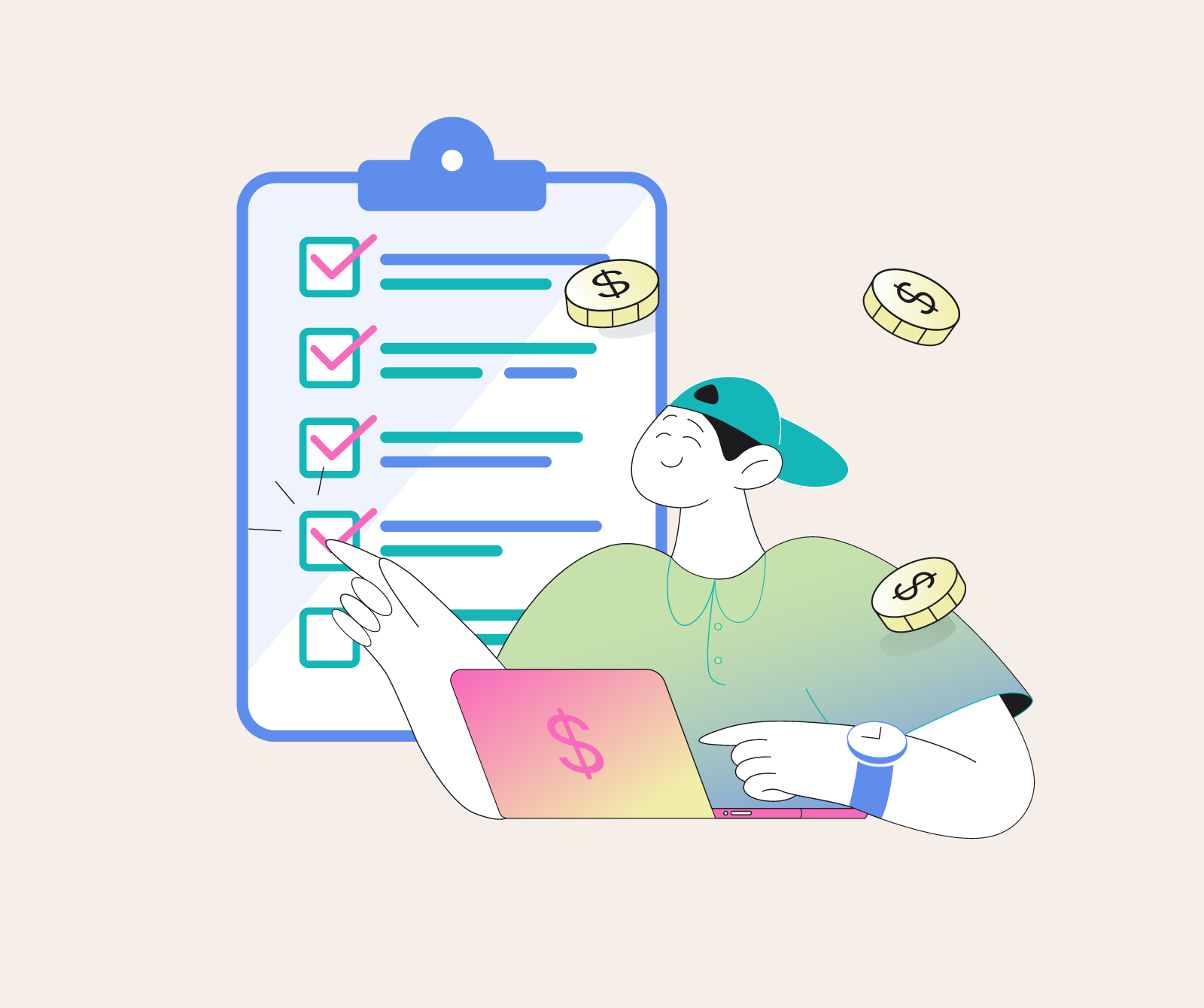 Example of Custom UI Illustrations