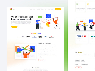 Rubix Agency - Website Design affiliate agency influencer marketing agency social media ui ux uxui webdesign webflow webflow design website design