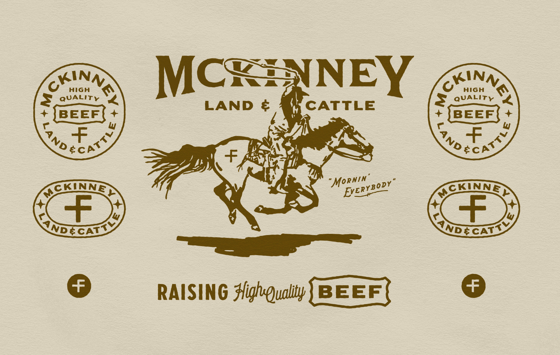 Example of Western Branding Logo Package