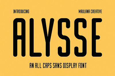 Alysse Sans Display Font branding font fonts graphic design logo nostalgic