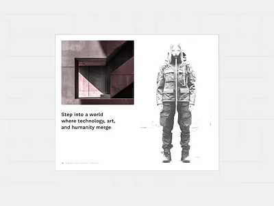 Poster branding concept poster