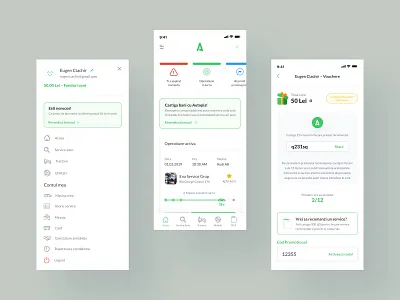 Autopia - Mobile App Design android app app app design auto automotive ios app ui ux