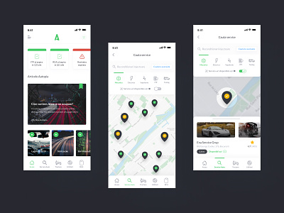 Autopia - Mobile App Design app app design auto automotive branding design ui ux