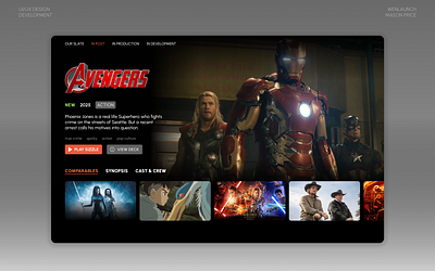 Streaming Platform Website UI/UX case study comics hbo movie website movies netflix shows website streaming streaming app streaming platform streams super heroes television tv tv show