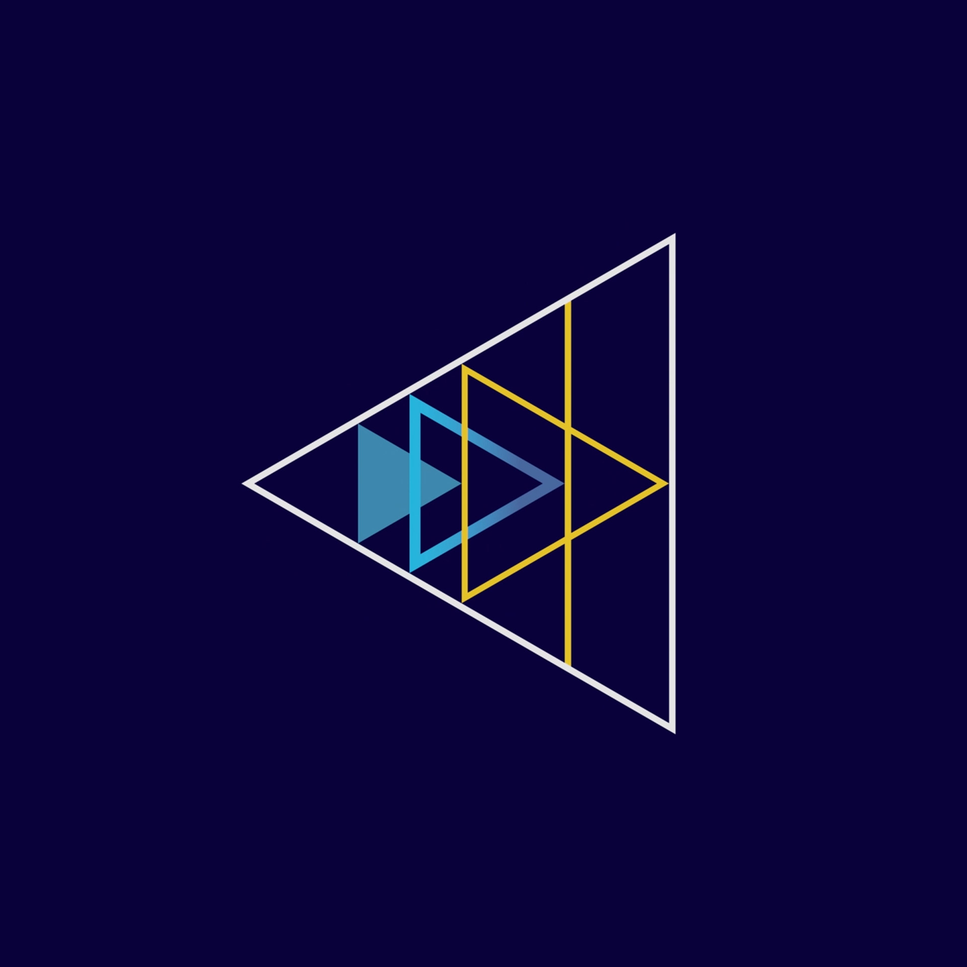 Branding animations for Connatix.com 3d animation blender blue branding color colorful icon loop simple triangle website white yellow