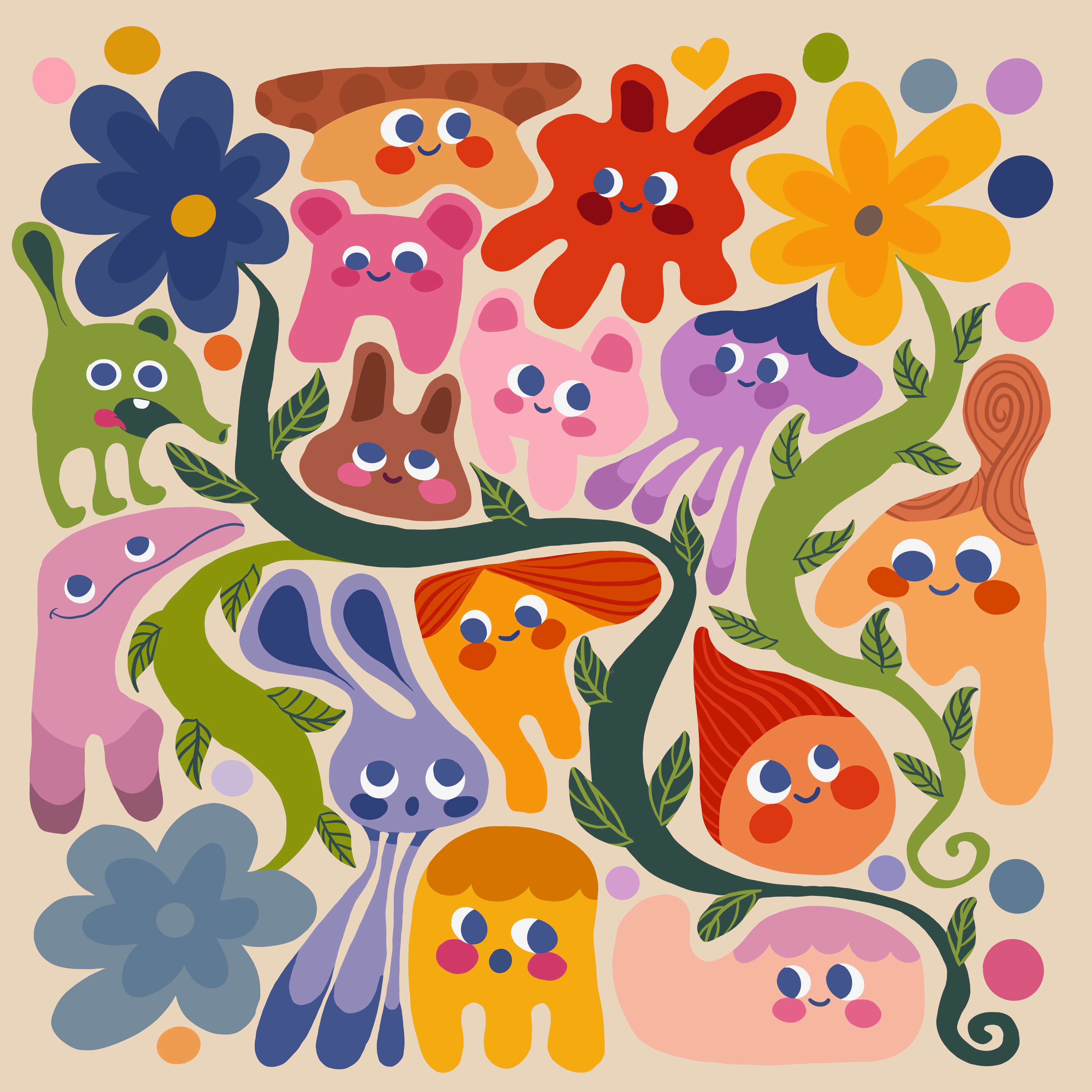 Example of Critters Colorful