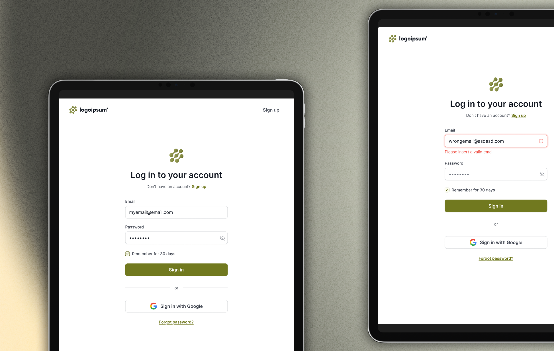 SaaS Login Page by Florencia Ezcurra on Dribbble