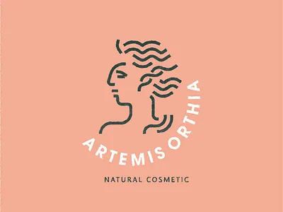 Artemis vintage brand mark artemis design emblem film flat greek illustration logo mark movie mythology retro vector vintage