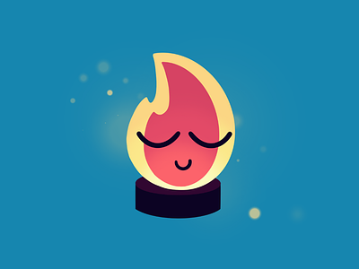 Ashley - Mascot Design for Ash Framework branding character design digital art emote emoticon flame illustration logo mascot procreate