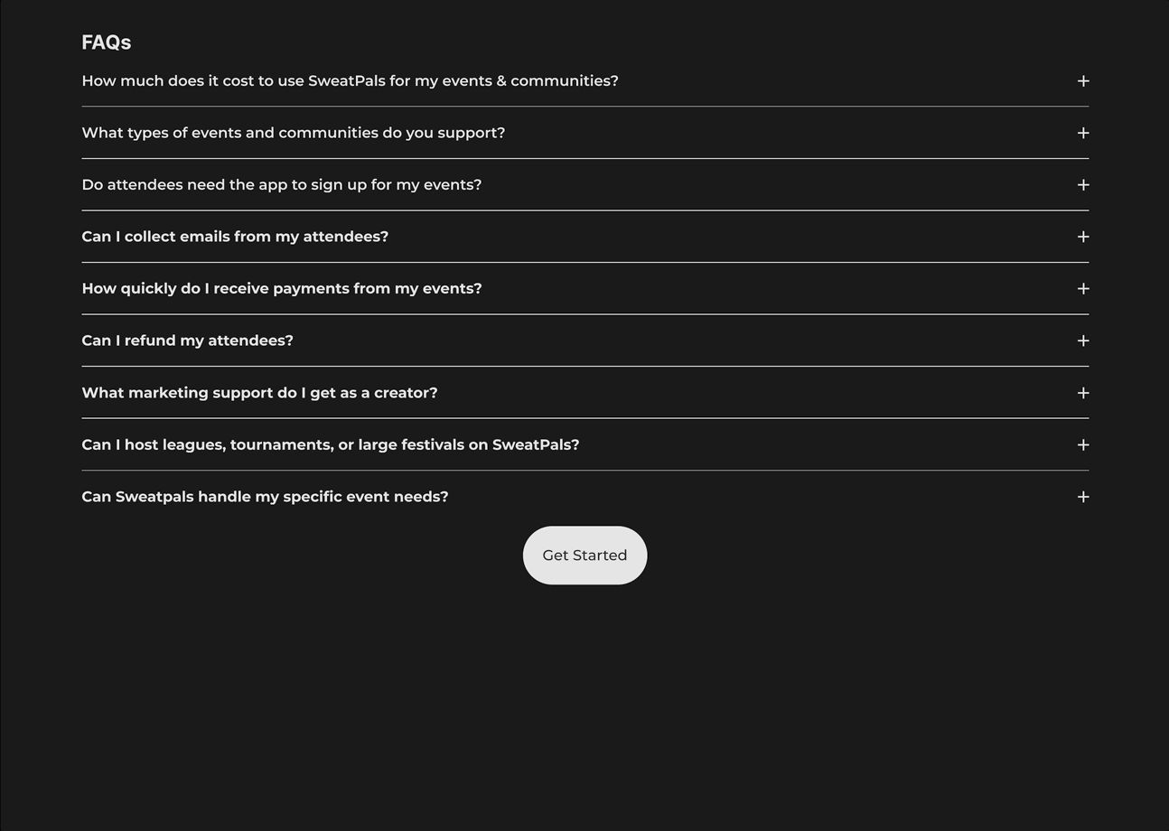 FAQs Desktop Animation animation dark mode desktop faq faqs figma prototype ux