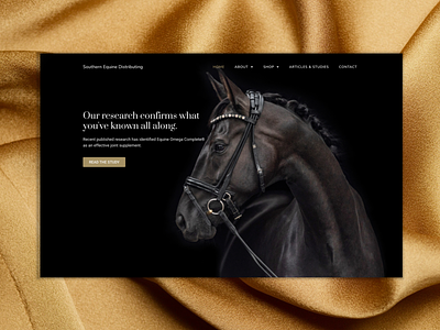 Update to Equine Supplement Website branding design ecommerce elementor equine graphic design horse intuitive design online store shopify supplement ux vitamin web design