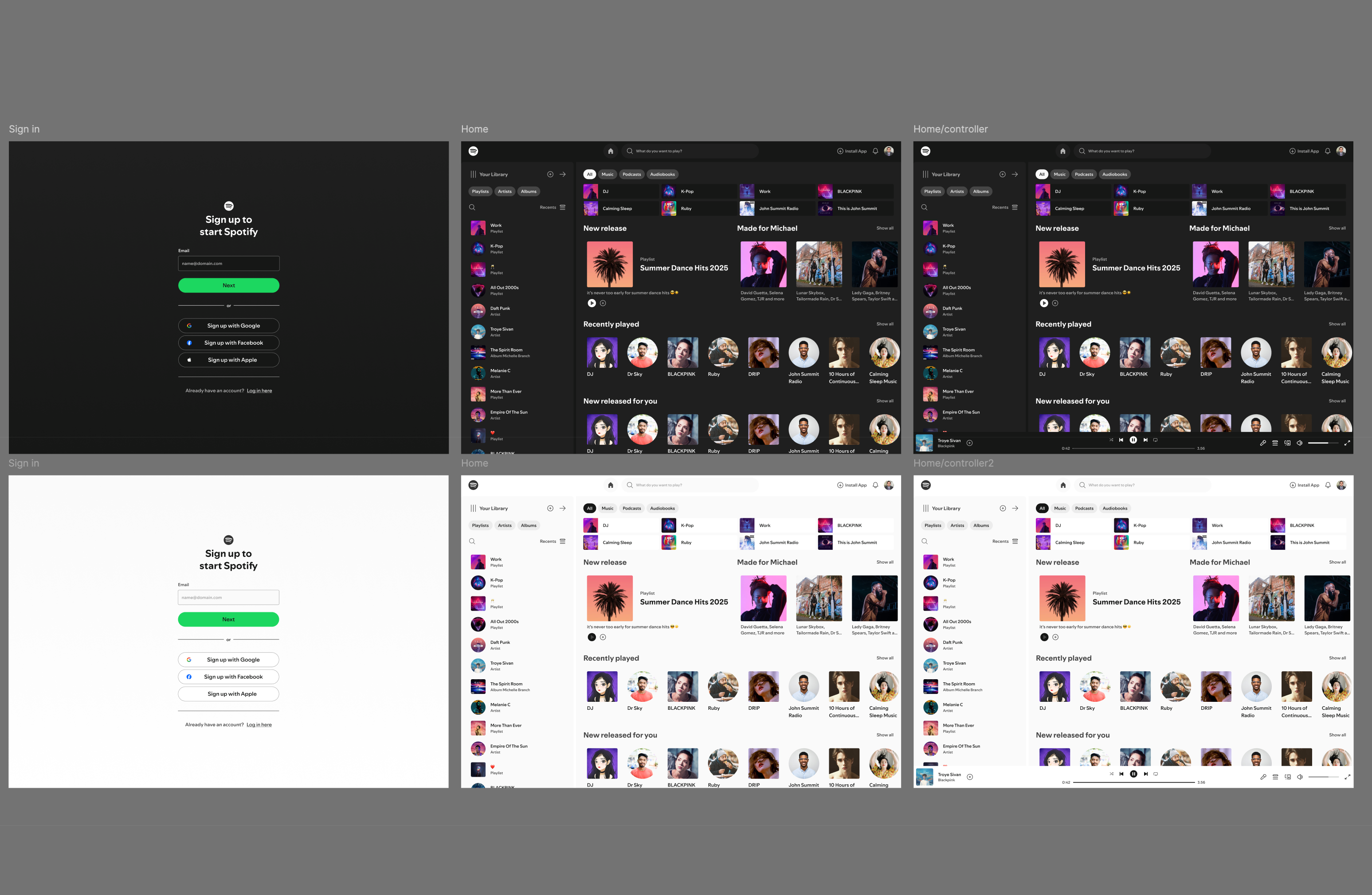 Spotify's Light + Dark Modes dark mode figma light mode music player spotify spotifys light mode ui ux
