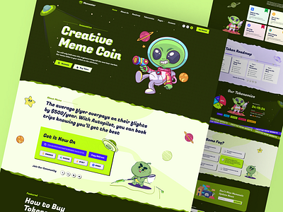 Memestar - Memecoin ICO & Crypto Template crypto cryptocurrency meme memecoin memestar