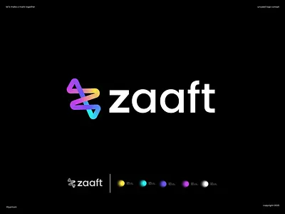 zaaft - logo design brand branding ecommerce icon identity logo design logo designer logodesign logomark logos logotype mark modern logo symbol vector