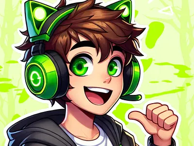 Customized Profile Picture cartoon gaming graphic design logo pfp streaming