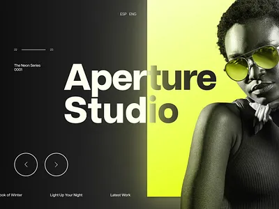 Aperture Studio Web Design in Figma design figma interactions uiux web design