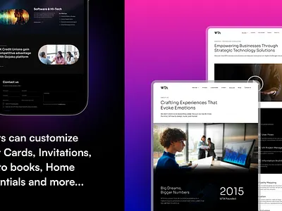 WTA ✦ Webdesign agency arokee arokee studio arokeestudio design design agency figma ui ux webdesign