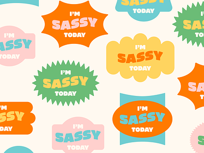 ~ feeling sassy ~ sassy shapes typography