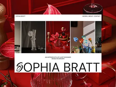 Website for Interior Stylist & Set Designer branding clean desktop grid interior layout logo minimal portfolio typography ui ui design ux ux design web web design website