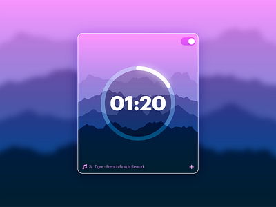 Timer UI app design graphic design illustration mobile time ui ux