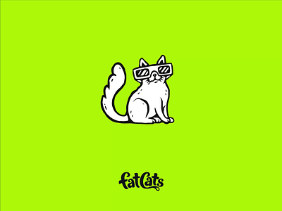 FatCats Illustrations brand brand illustration branding cat drawing fatcats food green illustration ink underbelly