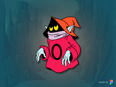 Orko Figma Illustration design figma illustration magic orko wizard