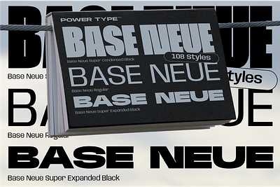 Base Neue Typeface design font fonts illustration logo type type design typeface typography ui