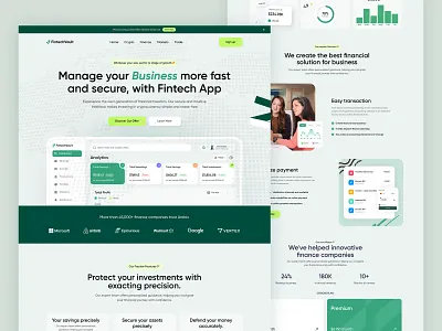 Finance Website Ui Design Concept animation b2b banking banking website clean ewallet finance financial fintech landing page minimal design modern money payment saas startups ui ux web design website