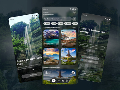 Travel App Design app design app ui branding travel agency travel app travel app design travel booking travel visit app ui ui design ui ux