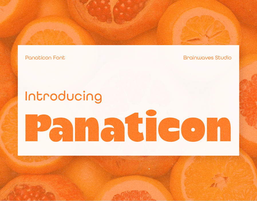 Panaticon Display Font display font font font display fonts free font retro font typeface typography