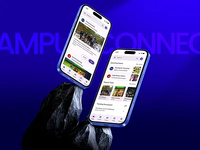 Campus Connect – Smart Mobile App for Students UI/UX Design interactiondesign