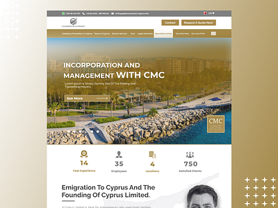 Redesign Website Steuerberater landing page design ui web design