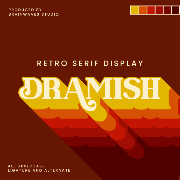 Dramish Serif Display display font font font display fonts free font freefont retro feel retro font serif display font serif retro font typeface typography