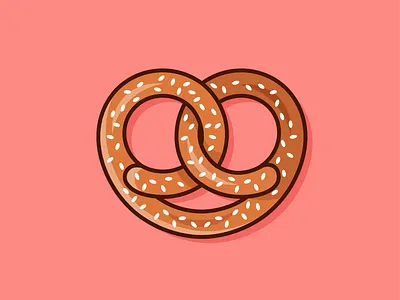 pretzel 2d branding contentdesigner design graphic design illustration logo motion graphics pretzel ui vector design