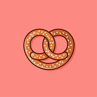 pretzel 2d branding contentdesigner design graphic design illustration logo motion graphics pretzel ui vector design