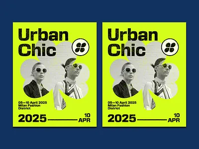 Urban Chic bold green minimal modern sport street urban