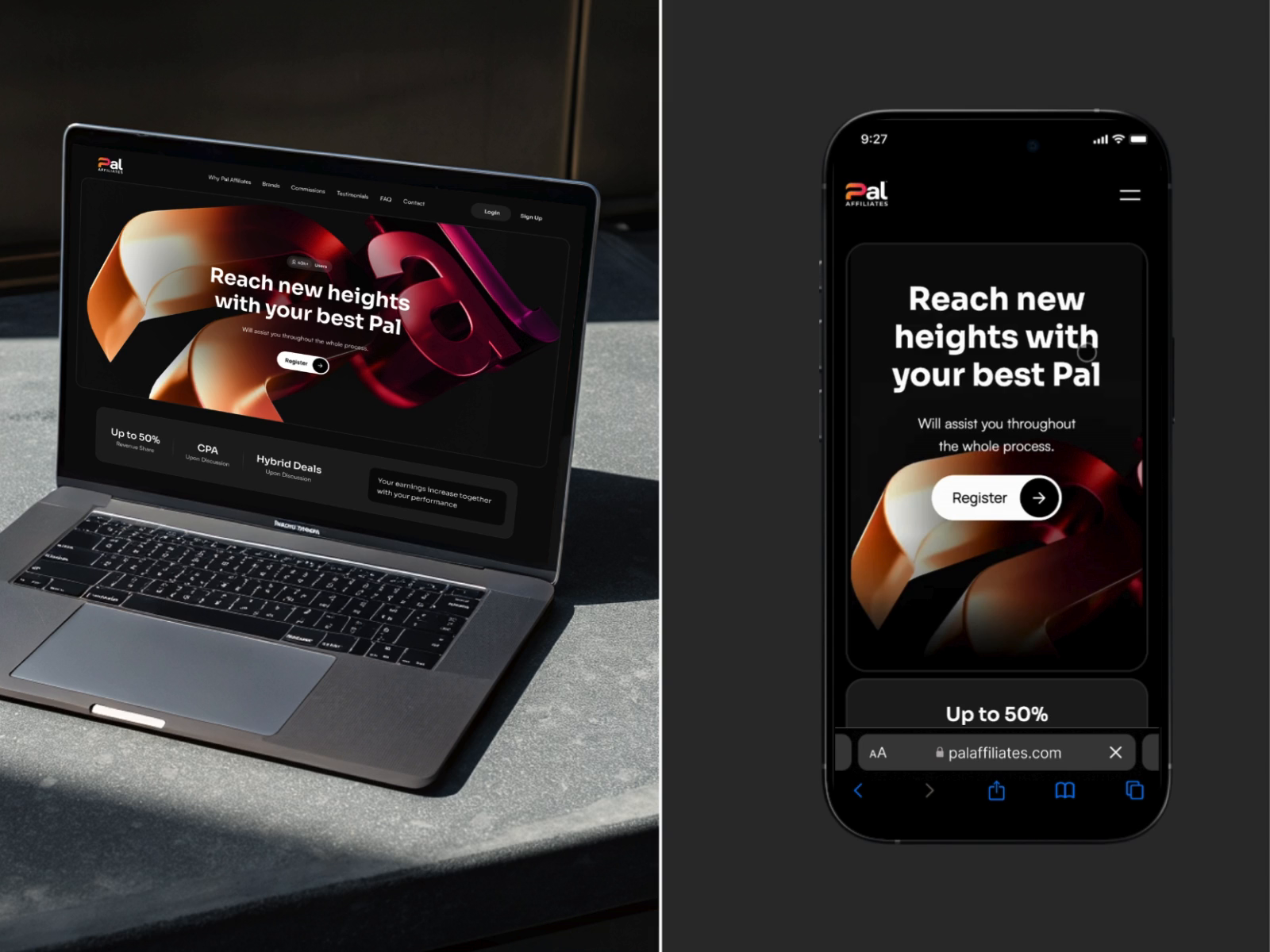 Example of Landing Page Design + Development