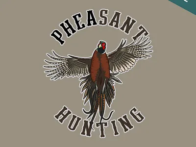 Pheasant Hunting Illustration hunting community