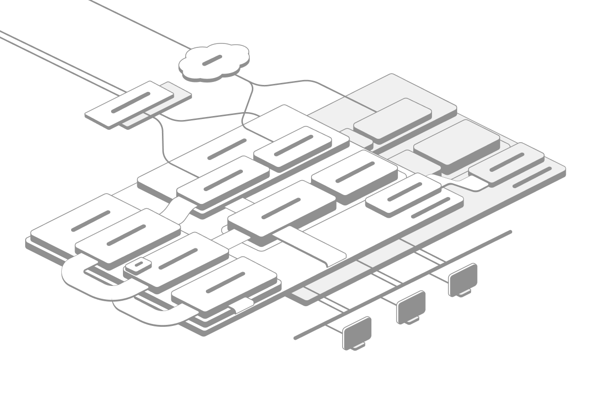 Isometric Solution Scheme design diagram graphic illustration isometric