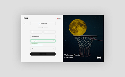 🔹 Registration & Sign-Up UI Design e commerce log in minimal sing in ui