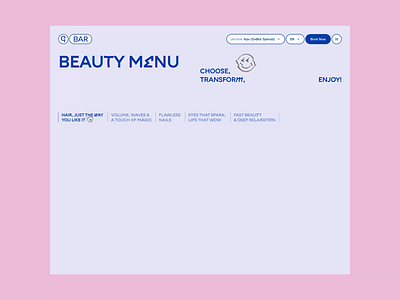 Elevating G×Bar: A Fresh Take on Digital Beauty beauty beautybrand beautycommunity beautyindustry hairsalon luxurybeauty makeupstudio nailsalon onlineappointments salonbooking salonwebsite servicewebsite trendydesign typography wellness