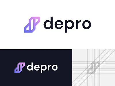 depro - Logo Design Concept abstract brand identity branding concept creative design designer portfolio gradient logo logo designer logo inspiration logo type mark modern print saas technology