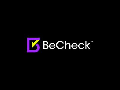 Becheck Logo, Letter B + Check Mark accepted approved bank brand identity branding check logo check mark checkapp checkbox finance joincheck letter mark b logo logo logo design logodesigner logos logotype payment software startup