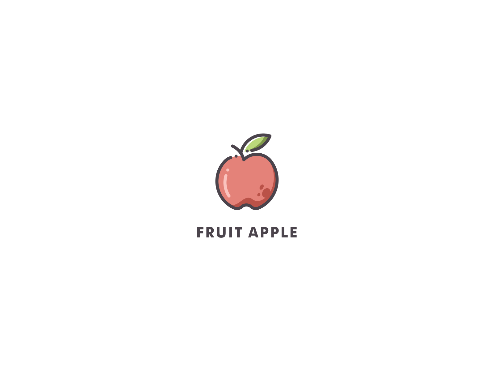 Monoline Slice Apple Logo | BrandCrowd Logo Maker