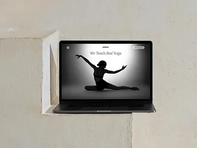 Web Design – Yoga Studio brand identity branding landing page design logo design ui design uiux design visual identity web design