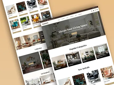 Maison – Elegant Furniture eCommerce UI animation branding cybrosys graphic design logo motion graphics odoo odootheme theme for odooo ui web webdesign