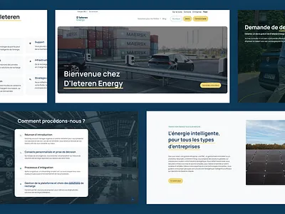 D’Ieteren Energy - Electric Mobility Website automobile car energy landing page mobility odoo ui design ux design webdesign