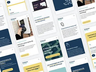 D’Ieteren Energy - Electric Mobility Website Mobile automobile branding car design electric vehicle energy landing page minimalist mobile odoo ui ux web webdesign website